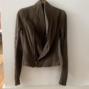 Rick Owens Ribbed Velvet Jacket